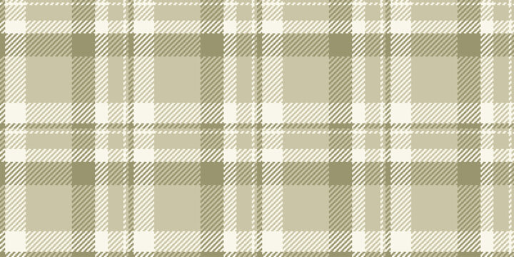 Printout tartan seamless textile, chic vector plaid check. Magazine background pattern fabric texture in pastel and linen colors.