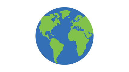 Hand-drawn spherical world map globe vector icon illustration with clean line art representing global connectivity, international travel, and geographic exploration in a minimalist scalable style. © imran