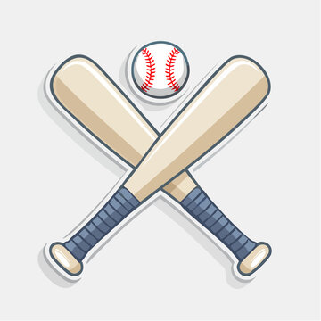 Baseball and Bats Icon