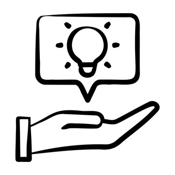 Constructive Criticism Icon - Handdrawn