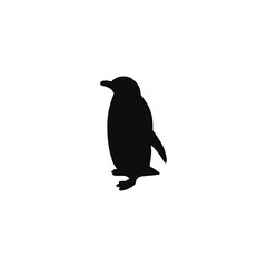 Obraz premium Penguin Silhouette Icon for Wildlife and Nature