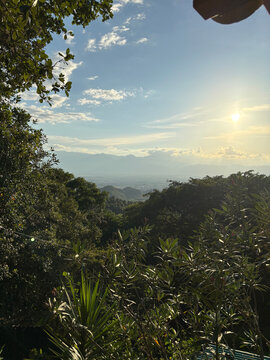 sunset in the mountains of Capiro, Comayagua, Honduras
