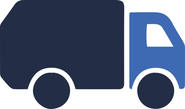 Waste Collection Truck Flat Icon

