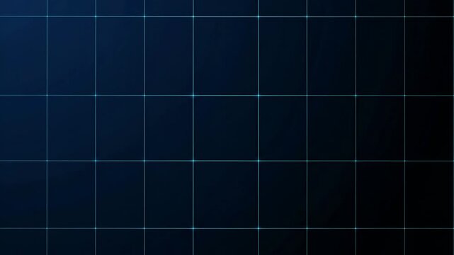 Digital Grid Background with Blue Glowing Lines on Dark Gradient