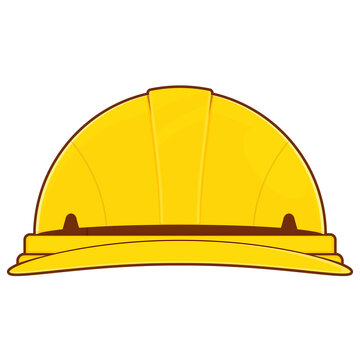 Yellow Hard Hat illustration cartoon cute