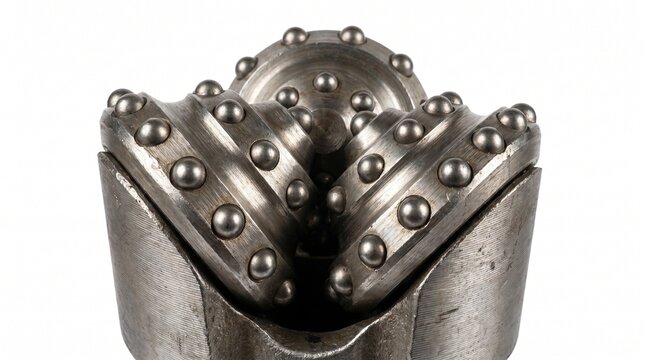Tricone drill bit with tungsten carbide inserts for mining and drilling