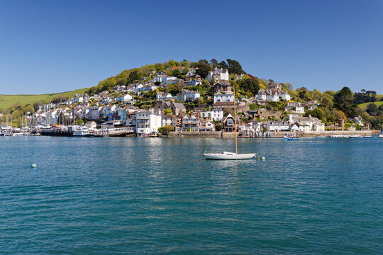 Kingswear from Dartmouth in Devon England UK