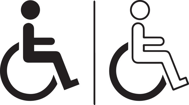 International Symbol of Access wheelchair icons