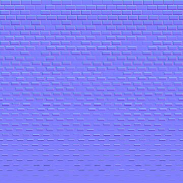 Transitioning brick size pattern seamless normal map