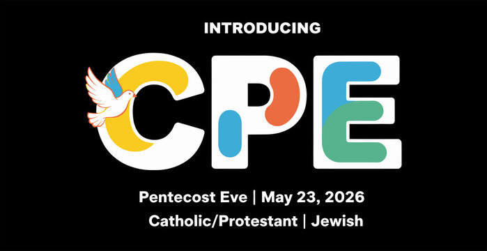 Colorful cpe logo design for pentecost eve event 2026
