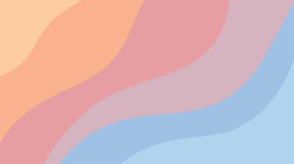 Fototapeta premium Soft ethereal pastel gradient background with smooth color transitions, abstract airy texture for graphic design, vector illustration for landing pages, and web banners.