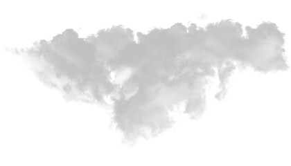 Obraz premium minimal silver haze cloud texture isolated on transparent background png for atmospheric visual effects digital compositions and creative projects