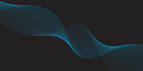 The monochromatic abstract background features soft blue light streaks on a dark gradient field. © ibrahim