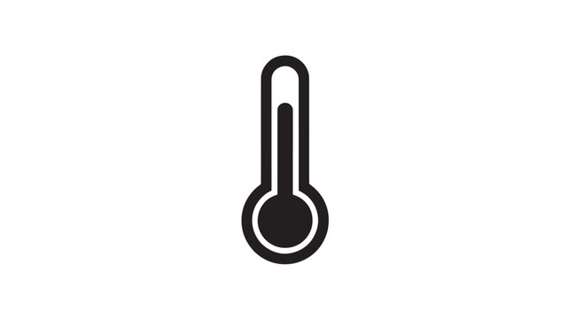 Thermometer Icon For Weather Temperature Concepts