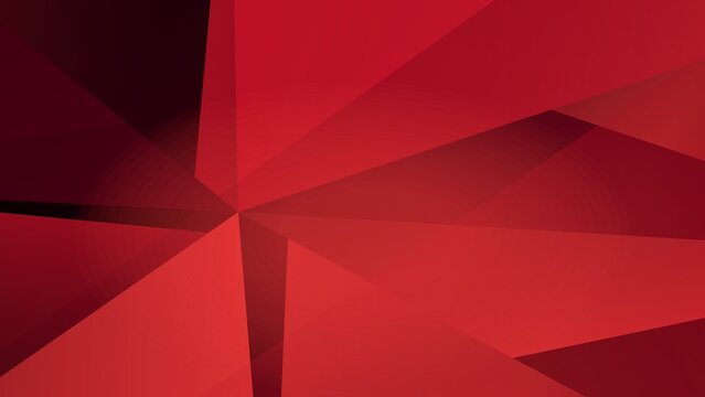 Dynamic Red Geometric Abstract Background