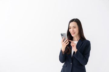 Fototapeta premium 女性 スマートフォン スマホ