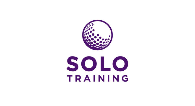 Abstract Logo Design Concept for Solo Training, Suitable for Golf or Sports Coaching