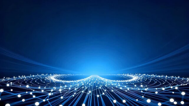 Abstract digital network pattern