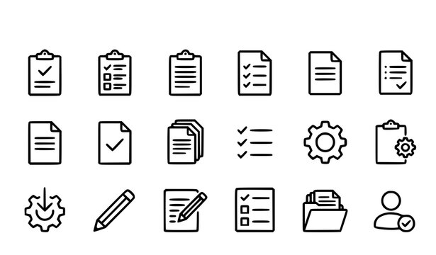 Document management icons
