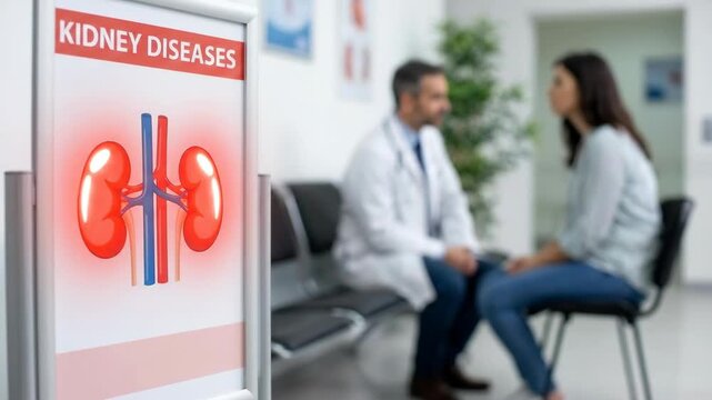Crucial health disclosure: kidney disease, patient consult, doctor advise, renal dysfunction, organ system, filtration process, excretory function, body regulation, disease symptom, diagnostic test.