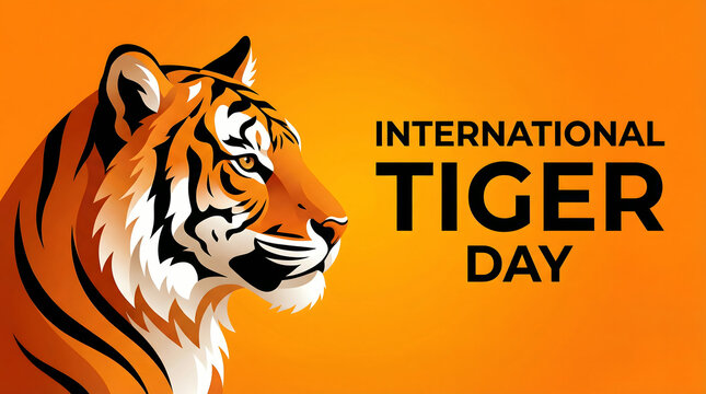 International Tiger Day awareness illustration