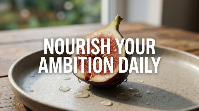 Single Perfectly Ripe Fig Piece s1 2 Nourish Ambition