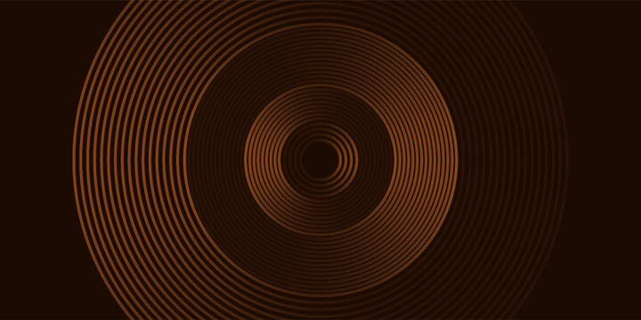 Abstract circles brown lines 3d futuristic art-texture