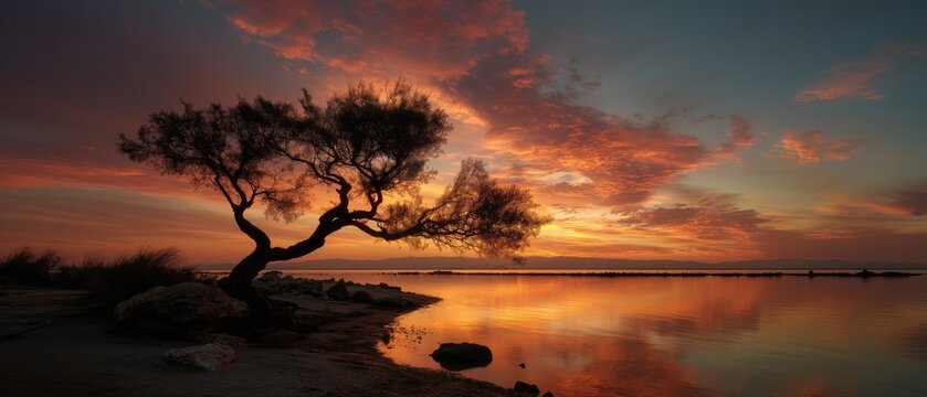 Paisajes panor&aacute;micos de humedal mediterr&aacute;neo con lagunas, salinas, aves, fauna y costa al amanecer, est&eacute;tica documental naturalista generada por IA.