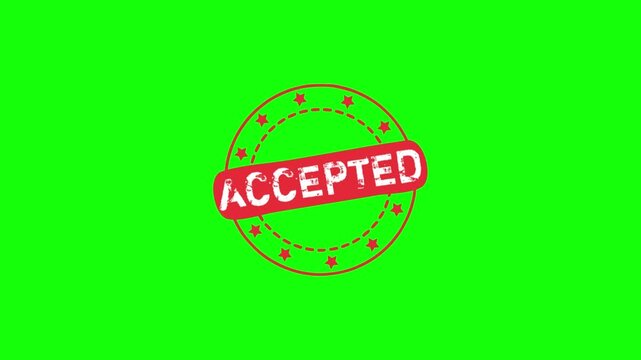 Green screen accept button icon