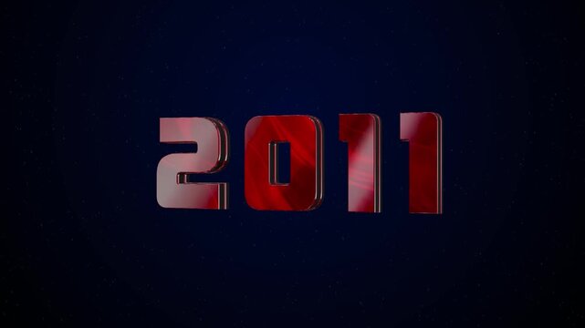 2011 Historical Year Animation - Cinematic Metallic Text