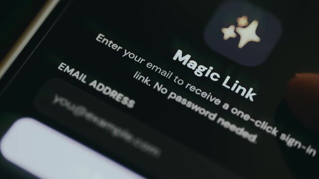 Magic link-based passwordless access system