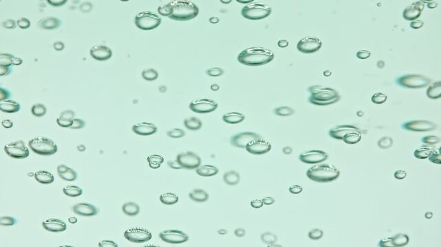 Beautiful Bubles Motion. Approaching and receding bubbles in a gel transparent texture. High quality 4k footage