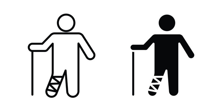 Injuries icon for ui design. Vector Eps10