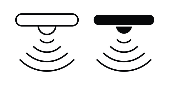 Motion sensor icon for ui design. Vector Eps10