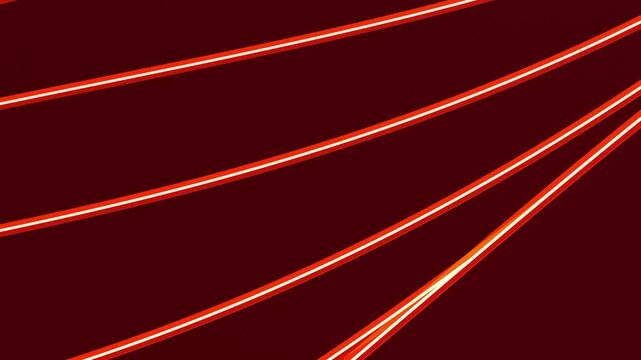 High quality 4K seamless abstract background loop. Features elegant dark overlapping wavy layers with luxurious red glowing edges. Perfect for corporate presentations, luxury branding, awards ceremoni
