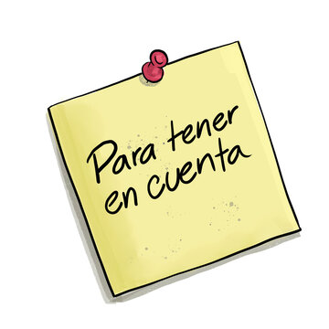 Nota para tener en cuenta