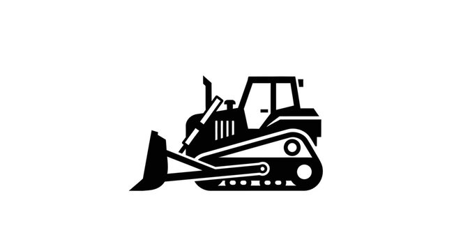 Bulldozer Construction Equipment Heavy Machinery.