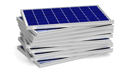 Solar panel isolated on transparent background © Muhammad
