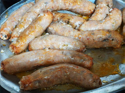 Traditional Middle Eastern Stuffed Sausages