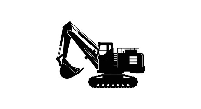 Heavy Construction Equipment Industrial Excavator.