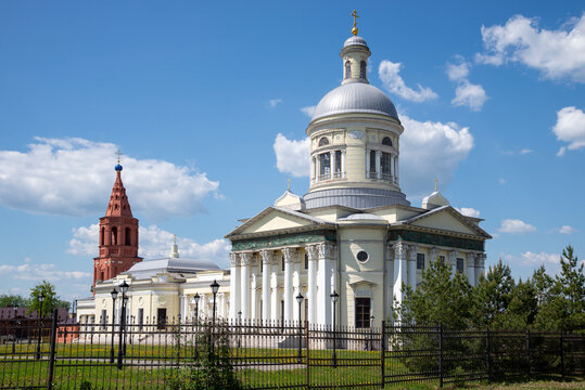View on the old St. Nicholas Cathedral. Epiphany, Tula region, Russia