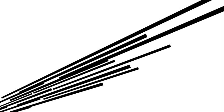 Comic book speed lines isolated on white background stripe effect style for manga speed frame, superhero action, explosion background. Motion line effect, pop art.vector eps 10
