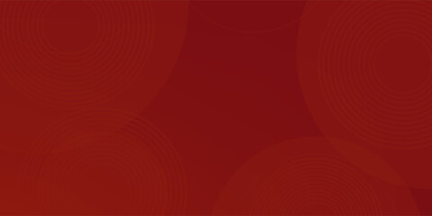 Obraz premium Abstract dark red geometric circle pattern gradient illustration background. Modern look and simple pattern.