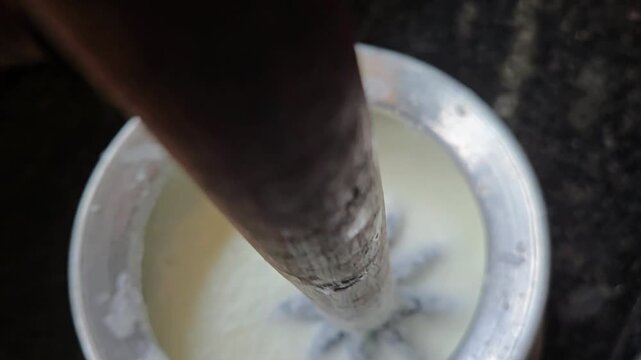 The Madhani&rsquo;s ancient spin transforms simple curd into a refreshing buttermilk tonic. It lifts pure butter from the depths, which is then refined into ghee, the golden life-force of Indian wellness.