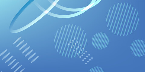 Fototapeta premium Abstract Light Blue Background with Soft Geometric Shapes and Gradients