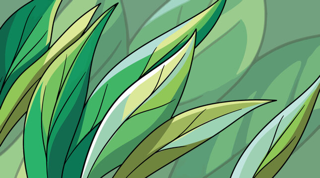 Close up abstract view of vibrant colorful shapes with flowing fluid lines and high contrast color palette, detailed digital art texture and macro composition for modern design.