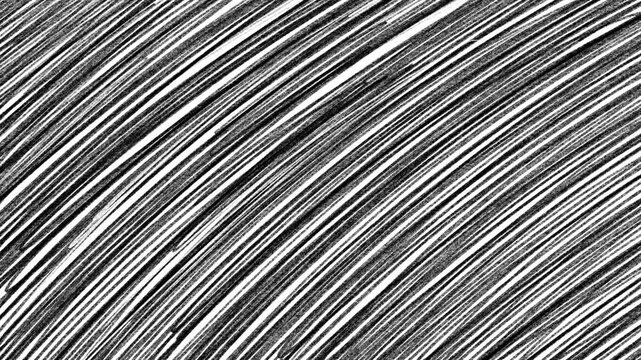 Fully hand drawn animated drawn background with copy space for text. Abstract Pencil sketchy hatching or strokes for educational or hobby videos.