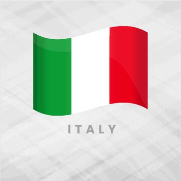 Vibrant Animated Italy Flag Waving with Bold Green, White, and Red Vertical Stripes Representing Liberty, Unity, and National Pride of the Italian Republic