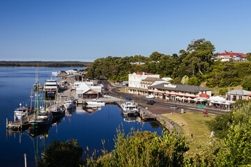 Strahan City Centre in Tasmania Australia © FiledIMAGE