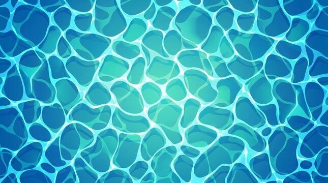Pool ripple refraction light pattern overhead - Seamless Pattern for Commercial Use